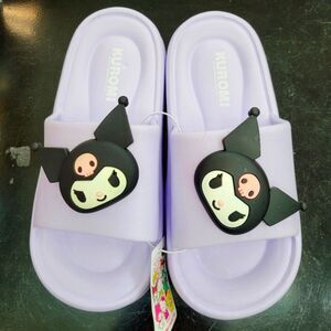 Brand New Sanrio Kuromi Big Charm Slippers Size: US 8.5